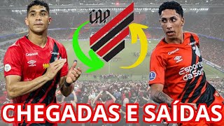 CHEGADAS E SAÍDAS - MOVIMENTAÇÃO INESPERADA AGITA BATIDORES DO ATHLETICO PARANAENSE #athleticopr