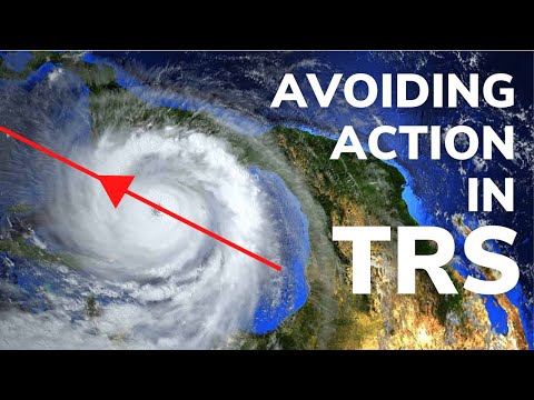 Avoiding action in TRS | Marine meteorology | Merchant navy #storm #ships #lifeatsea #seafarers