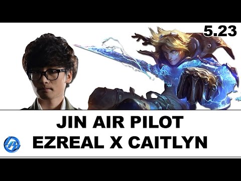 Jin Air Pilot - Ezreal vs Caitlyn - Kr SoloQ