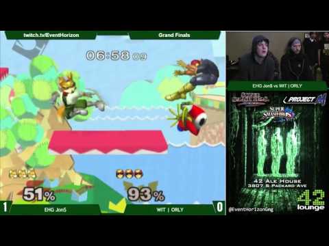 Construct 34 - Jon$ (Fox) vs WIT | ORLY (C. Falcon) - Melee Grand Finals