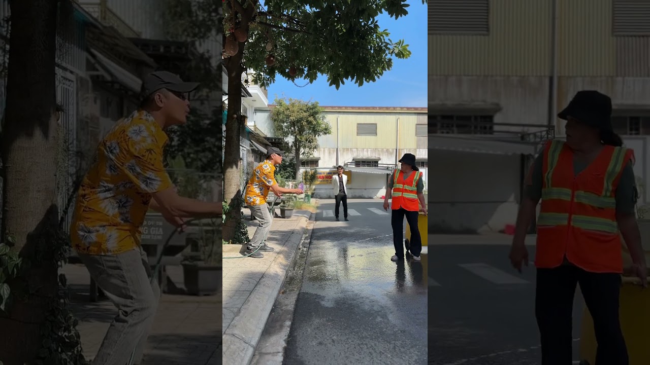 FKO - Splashing water on someone, he learned a lesson #feelkind #kindness #help