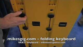 Video thumbnail for VAX77 FOLDING KEYBOARD | MikesGigTV by mikesgigtv