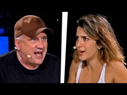 La gata de Schrödinger y Mr Tartaria discuten fuertemente en el momento más tenso del debate