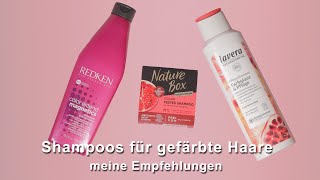 Shampoos für gefärbte Haare, meine Empfehlungen