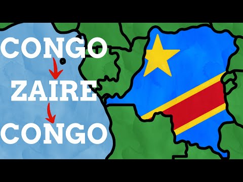 Why Did Congo Change It Name To Zaire? (then change it back again)