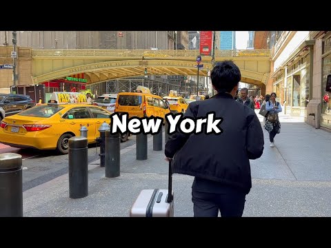 New York City Walking Tour 4k 2024 - Strolling 42nd Street