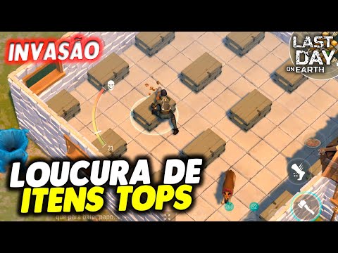LOUCURA DE ITENS TOPS NA INVASÃO - Last Day On Earth