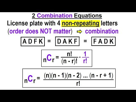 Statistics Ch 8 Combinations and Permutations 1 of 22 What s the Difference