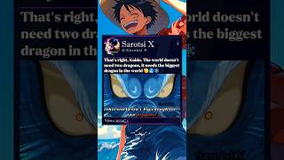 Kaido: This world isn't big enough for two dragons🤭 #kaido #loki #luffy #onepiece