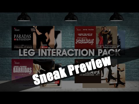 TANGO: LEG INTERACTION PACK - SNEAK PEEK @Tanguitoacademy @PDuarteTango