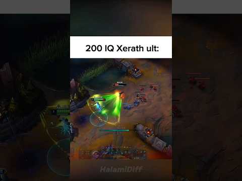 200 IQ Xerath ult 🤯 [League of Legends clips]