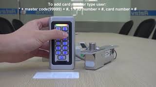 Retekess T-AC03 Electronic Door Lock RFID EM Card Access Controller Keypad for Door-Entry-System