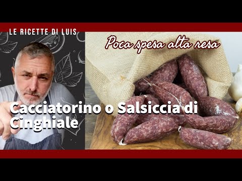 Cacciatorini di Cinghiale fatti in casa da un norcino