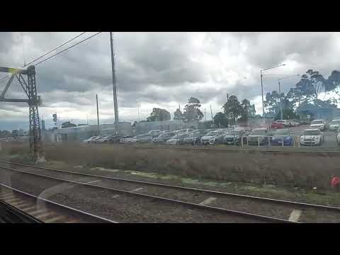 South Kensington to Laverton station  in a Siemens train. Melbourne, Australia.