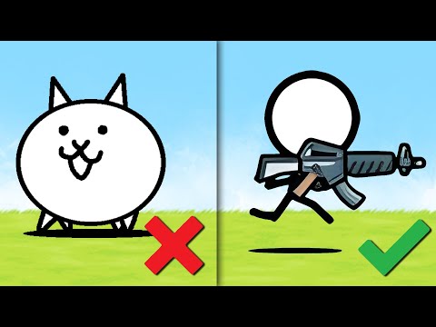 Playing Battle Cats WITHOUT CATS! (Battle Cats)