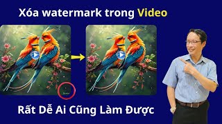 Cách xóa watermark trong video cực dễ ai cũng làm được I Tiến Khanh MMO