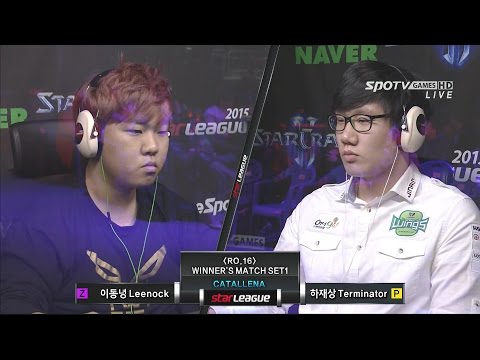 [SSL 2015] Leenock vs Terminator Ro16 Match3 Set1 - EsportsTV, Starcraft 2