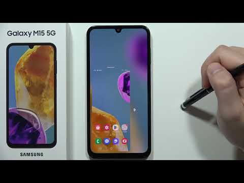 How to Turn ON/OFF One Handed Mode on SAMSUNG Galaxy M15 5G - Use One Hand Mode