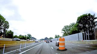 Construction Update: I-66 Express Lanes | Summer 2021 (Eastbound Time-Lapse Trip)