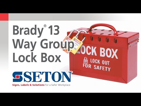 Brady® 13 Way Lock Box, Lockout Tagout | Seton