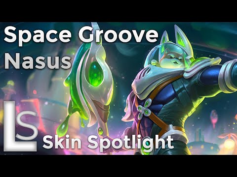 Space Groove Nasus - Skin Spotlight - Space Groove Collection - League of Legends