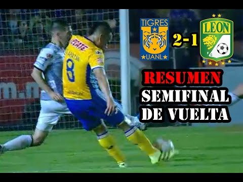 Tigres vs León 2-1 Semifinal de vuelta apertura 2016