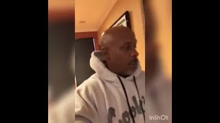 Oakland Rapper Richie Rich shows fans a letter from Tupac and his Tupac Shakur Tribute Motorcycle