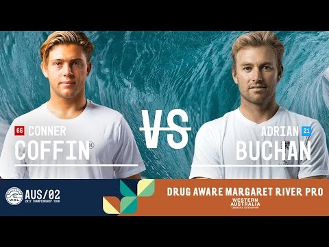 Conner Coffin vs. Adrian Buchan - Round Three, Heat 5 - Drug Aware Margaret River Pro 2017