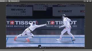 Videoclase esgrima Parada de Sexta alta o vertical