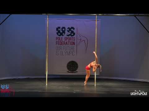 Pole Sport Championships 2017 - Competitive Senior Women's Division 2nd Place - Katie Brush