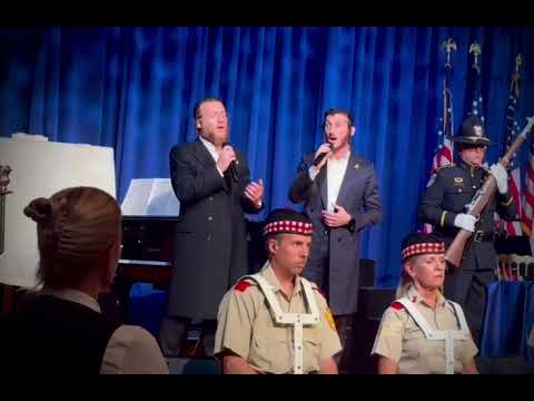 Yaakov & Shulem Lemmer sing Hatikva at Mar-A-Lago