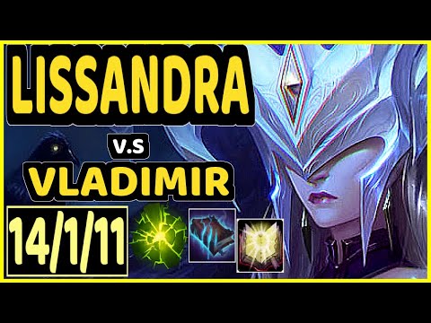 ABLAZEOLIVE (LISSANDRA) vs VLADIMIR - 14/1/11 KDA MID CHALLENGER GAMEPLAY - NA