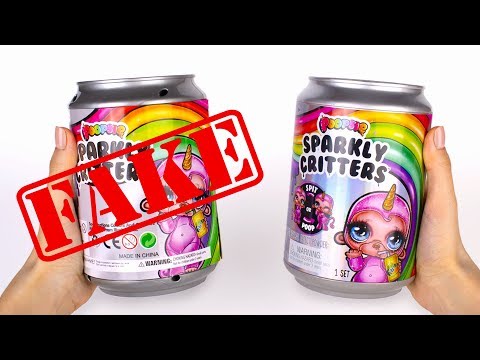 Fake Vs Original | So erkennst du eine Fälschung | Poopsie Slime Surprise Sparkly Critters