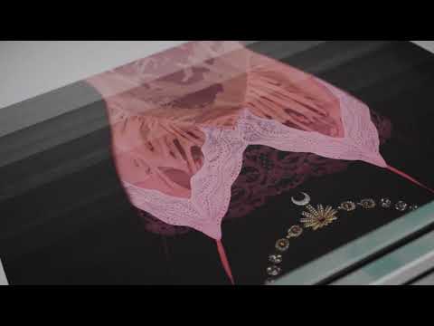 MARINE SERRE PROCESSES - TROMPE L'OEIL DRESS Fall/Winter 2025