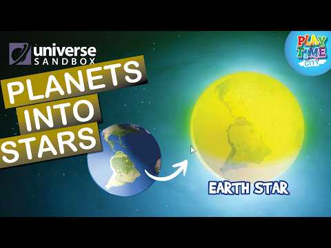 Turning Every Planet Into A Star - All Star Solar System in Universe Sandbox