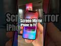 How To Screen Mirror IPhone To TV