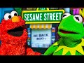 Kermit The Frog And Elmo Visit Sesame Street