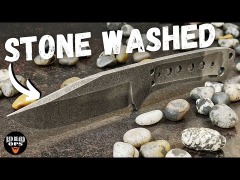 How To Stone Wash A Knife | Full Guide | Knife Making Tips