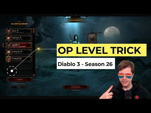 Diablo 3: OP LEVEL TRICK für Season 26