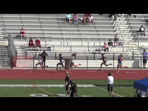 VarG 4x100m at Beach Cities Inv 3-28-15 - Los Alamitos Girls