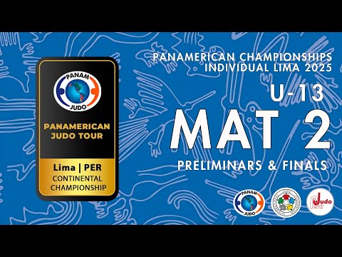 Campeonato Panamericano Juv  Sub 13 Lima 2025  Tatami 2 Preliminares y Finales