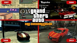 GTA - Evolution of Car Customization/Pay N Spray in 17 Years (1997-2013)