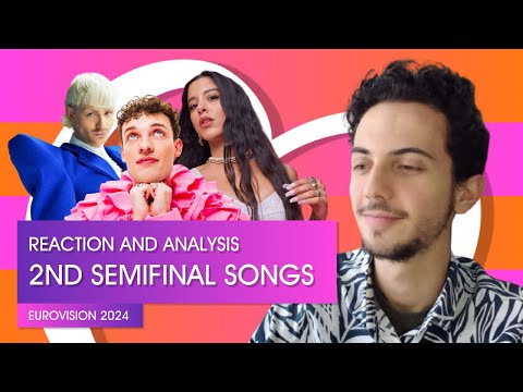 Reaction & Analysis - 2nd Semifinal Songs, Eurovision 2024 🇲🇹🇦🇱🇬🇷🇨🇭🇨🇿🇫🇷🇦🇹🇩🇰🇦🇲🇱🇻🇪🇸🇸🇲🇬🇪🇧🇪🇪🇪🇮🇹🇮🇱🇳🇴🇳🇱