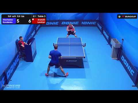13:40 Viacheslav Kovalenko - Anatolii Levshyn 13.09.2023 TT Euro.Cup Ukraine Master. Table 3