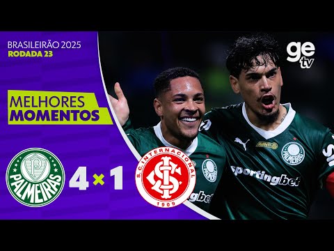 Gols e lances de Palmeiras x Internacional