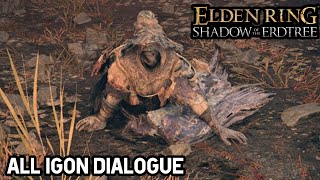 Igon All Dialogue / All Voicelines - Elden Ring Shadow of the Erdtree