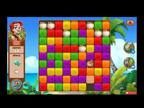 Lost Island Blast Adventure Level 1347 NO BOOSTERS - A S GAMING ✔