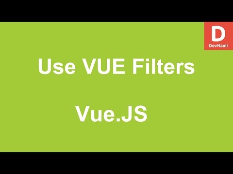Vue Js How to Create Filters in Vue js
