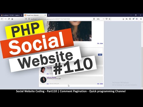 Social Website from scratch Part 8 Profile Page Top Bar | PHP | HTML | CSS | MYSQL Database