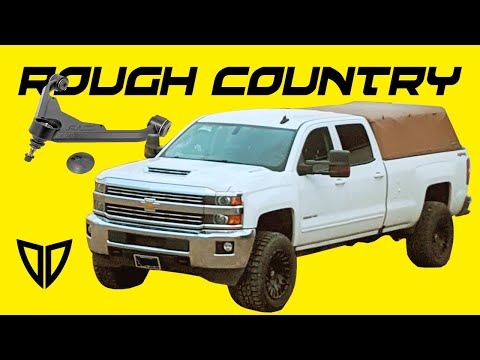 How to Install Upper Control Arms on a Silverado 2500 Duramax | Rough Country 2-4\" level/lift